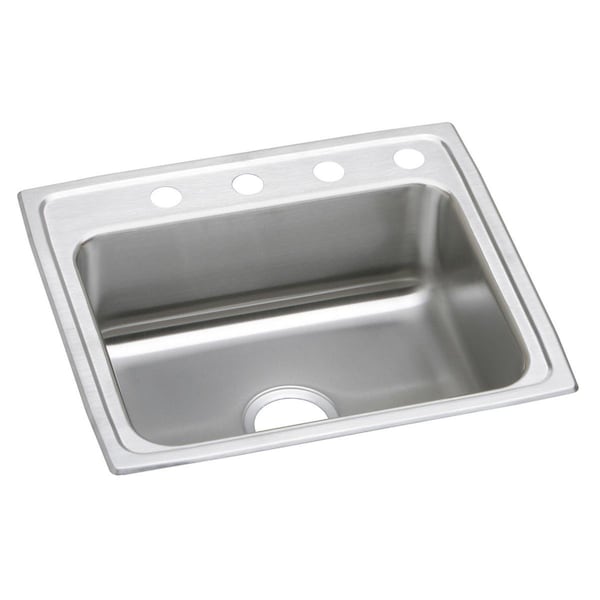 Pacemaker Stainless Steel 25 X 21-1/4 X 7-1/2 Single Bowl Top Mount Sink
